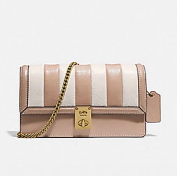 Coach Hutton Clutch With Colorblock Quilting 856 - Picture 1 of 9